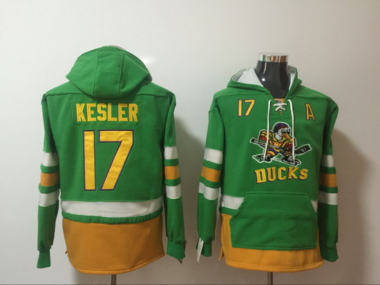 Men's Anaheim Ducks #17 Ryan Kesler Stitched Hoody