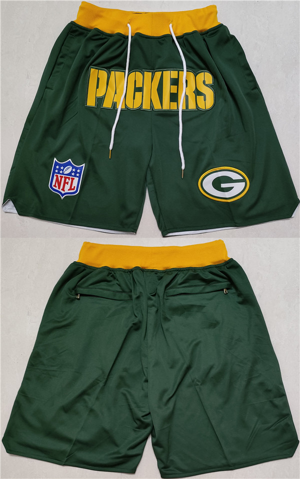 Men Green Bay Packers Navy Shorts