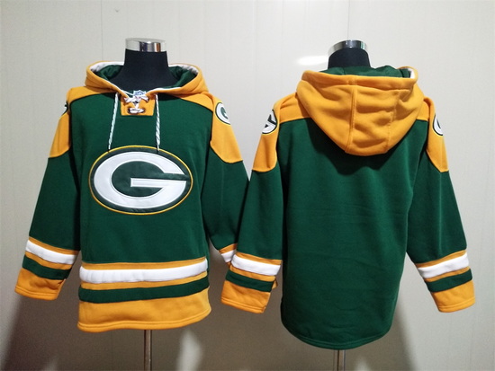 Green Bay Packers Sitched Pullover Hoodie Blank