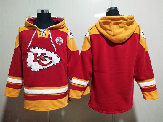 Kansas City Chiefs Sitched Pullover Hoodie Blank