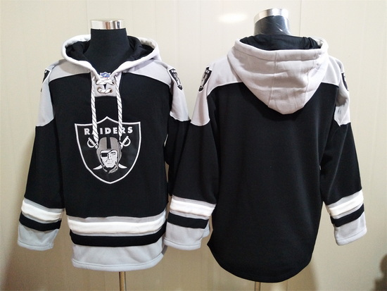 Los Angeles Raiders Sitched Pullover Hoodie Blank