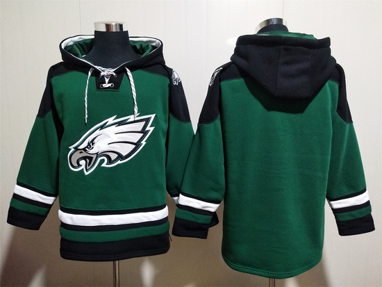 Philadelphia Eagles Green Sitched Pullover Hoodie Blank