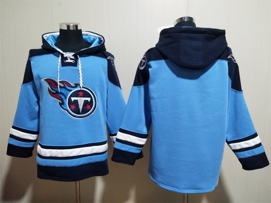 Tennessee Titans Light Blue Sitched Pullover Hoodie Blank