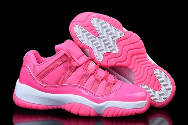 Womens Nike Air Jordan 11 Low Girls Size Pink White