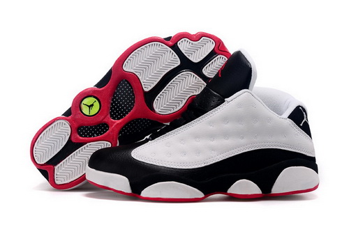 Air Jordan 13 Shoes 2015 Womens Low White Black Red