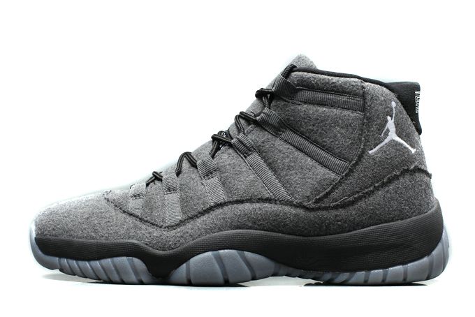 Cheap 2016 Air Jordan 11 Wool Dark Grey White For Sale