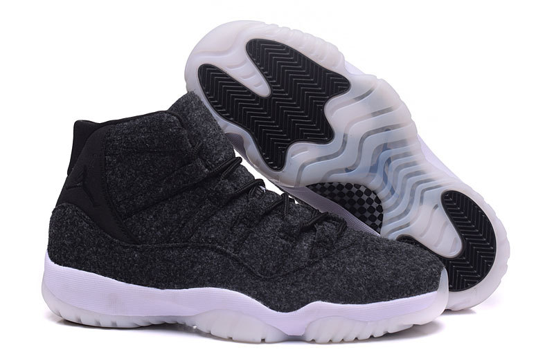 Cheap 2016 Nike Air Jordan 11 Wool Dark Grey White For Sale