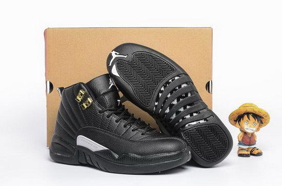 Air Jordan 12 Retro Women Shoes Black