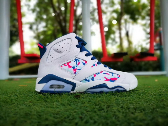 Women Air Jordan 6 Retro Colour Basketball Shoes