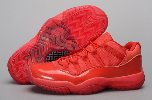 Air Jordan 11 Shoes 2015 Mens Low All Red