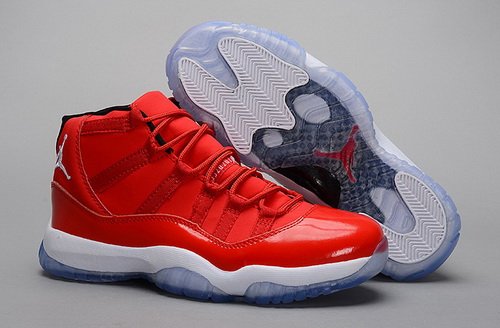 Air Jordan 11 Shoes 2014 Mens Grade AAA Red White