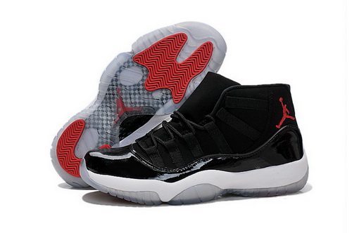 Air Jordan 11 Shoes 2015 Mens Black White Red