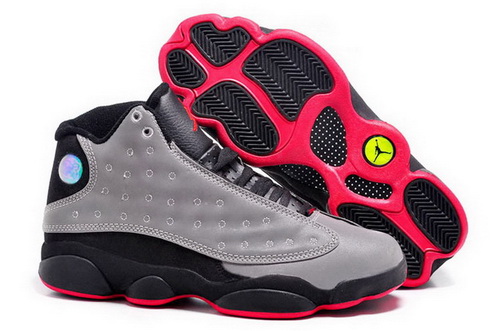 Air Jordan 13 Shoes 2015 Womens Grey Black Red