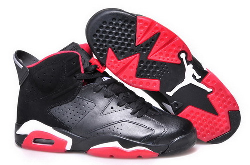 Air Jordan 6 Shoes 2015 Womens Black Red