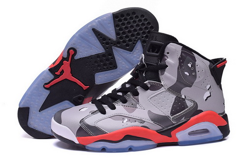 Air Jordan 6 Shoes 2015 Womens Camouflage Grey