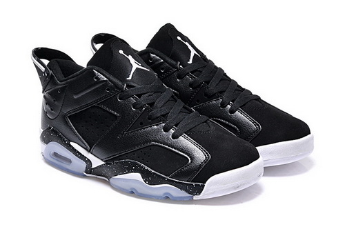 Air Jordan 6 Shoes 2015 Womens Low Black White