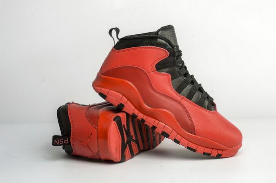 Air Jordan 10 Retro Men Shoes Red Black