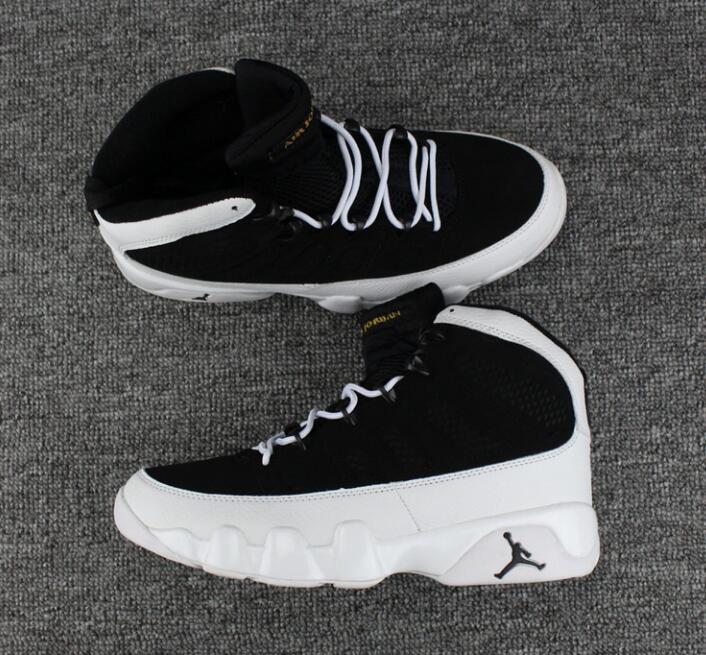 Air Jordan 9 Retro 2018 New Black White Men Shoes