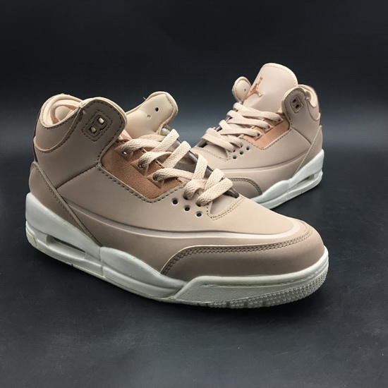 Air Jordan 3 Retro Men Shoes Rose Gold