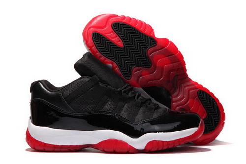 Air Jordan 11 Shoes 2013 Mens Low Black Red