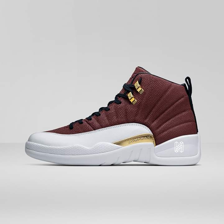 Air Jordan 12 Retro Red White H Logo Men Shoes