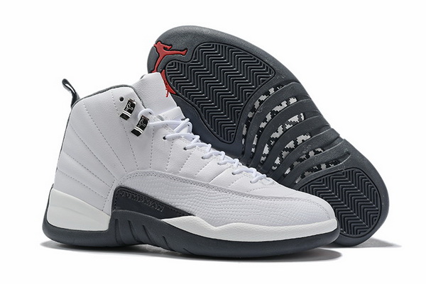 Air Jordan 12 Retro 2019 New White Black Men Shoes