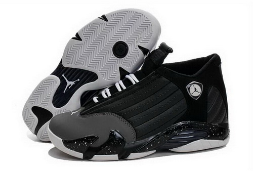 Air Jordan 14 Shoes 2015 Mens Black Grey