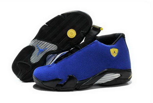 Air Jordan 14 Shoes 2015 Mens Blue Black