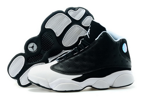 Air Jordan 13 Shoes 2015 Mens Oreo Black White