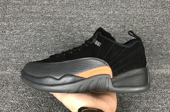 Cheap 2017 Air Jordan 12 XII Low Max Orange Black Anthracite Sale