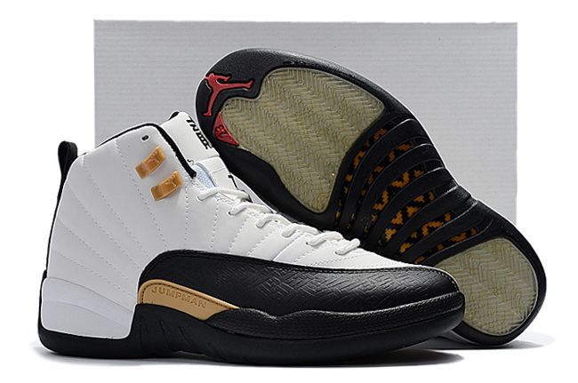 Cheap Air Jordan 12 CNY White Black Varsity Red For Sale