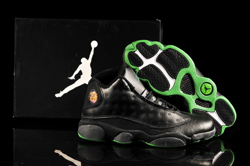 Air Jordan 13 XIII Shoes 2013 Mens Shoes Black Green Online