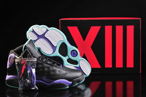 Air Jordan 13 XIII Shoes 2013 Mens Shoes Black Purple Sale