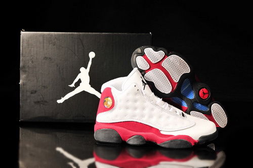 Air Jordan 13 XIII Shoes 2013 Mens Shoes White Red Online