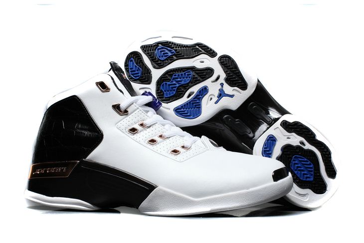 2016 Air Jordan 17 Copper White Black Sport Royal On Sale