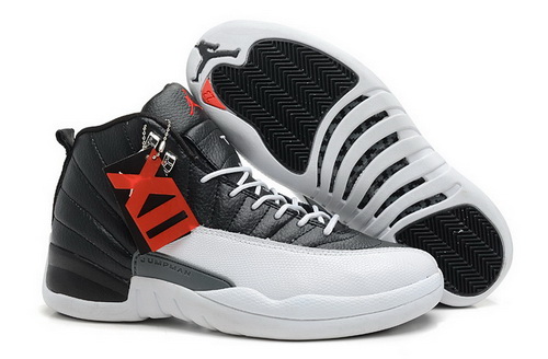 Buy 2013 New Air Jordan 12 XII Shoes Shoes Top Quality For Men Black White Online