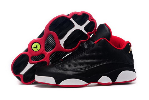 Air Jordan 13 Shoes 2015 Womens Low Black Red