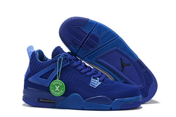 Air Jordan 4 Retro Weaving Blue Men Shoes