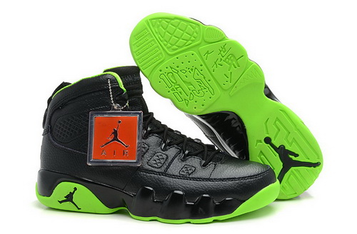 Air Jordan 9 Shoes 2013 Mens Black Green