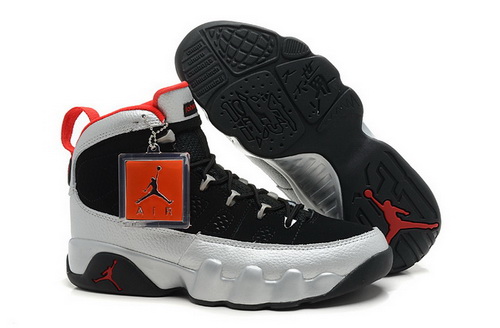 Air Jordan 9 Shoes 2013 Mens Black Silver