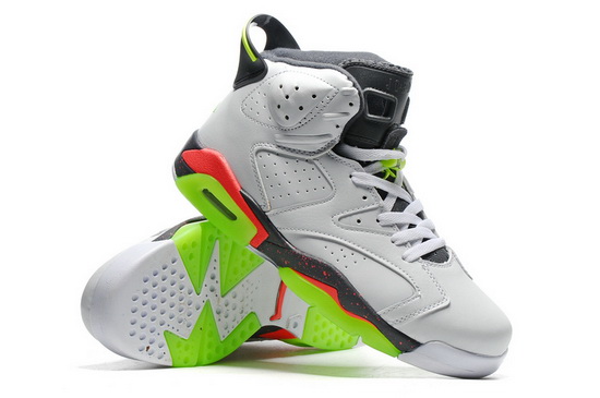 Air Jordan 6 Retro Men Shoes White Green