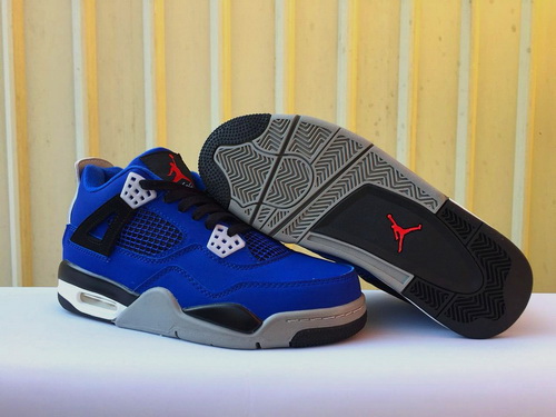 Men Air Jordan 4 2018 NAM Blue Shoes