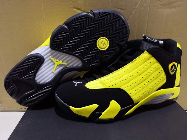 Air Jordan 14 Retro 2019 Bumblebee Yellow Black Men Shoes