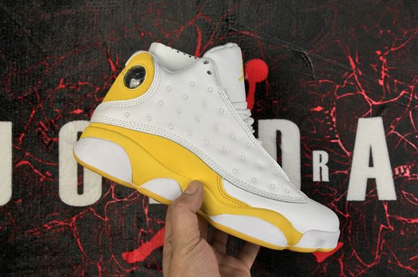 Air Jordan 13 Fred Jones Pacers PE White Yellow Cheap Sale