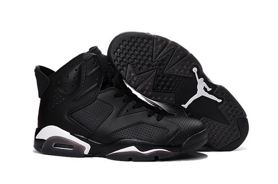 Air Jordan 6 Retro Men Shoes Dark Black