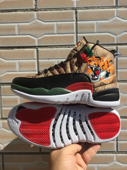 Air Jordan 12 Gucci Tiger Men Shoes