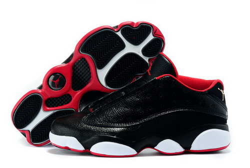 Air Jordan 13 Shoes 2015 Mens Low Black Red