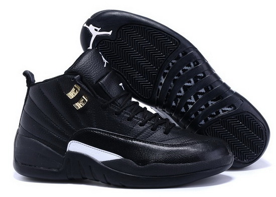 Air Jordan 12 The Master Black Rattan White Metallic Gold