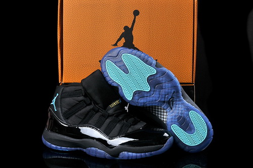 Air Jordan 11 Shoes 2013 Mens Christmas Gift Black Blue