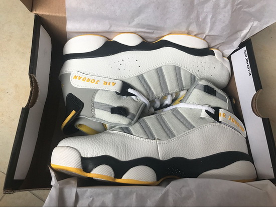 Air Jordan 13 Horizon Men Shoes Grey Yellow White